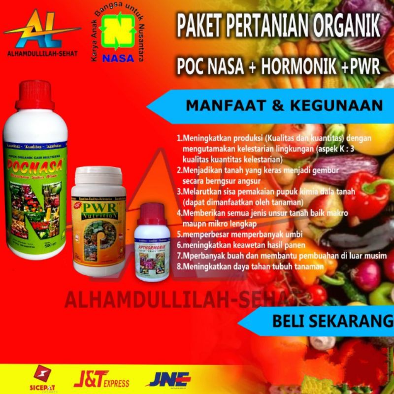 Paket pupuk Buah Nasa | Pupuk nasa | Pupuk Pelebat Buah | Poc Nasa, power nutrition, Hormonik