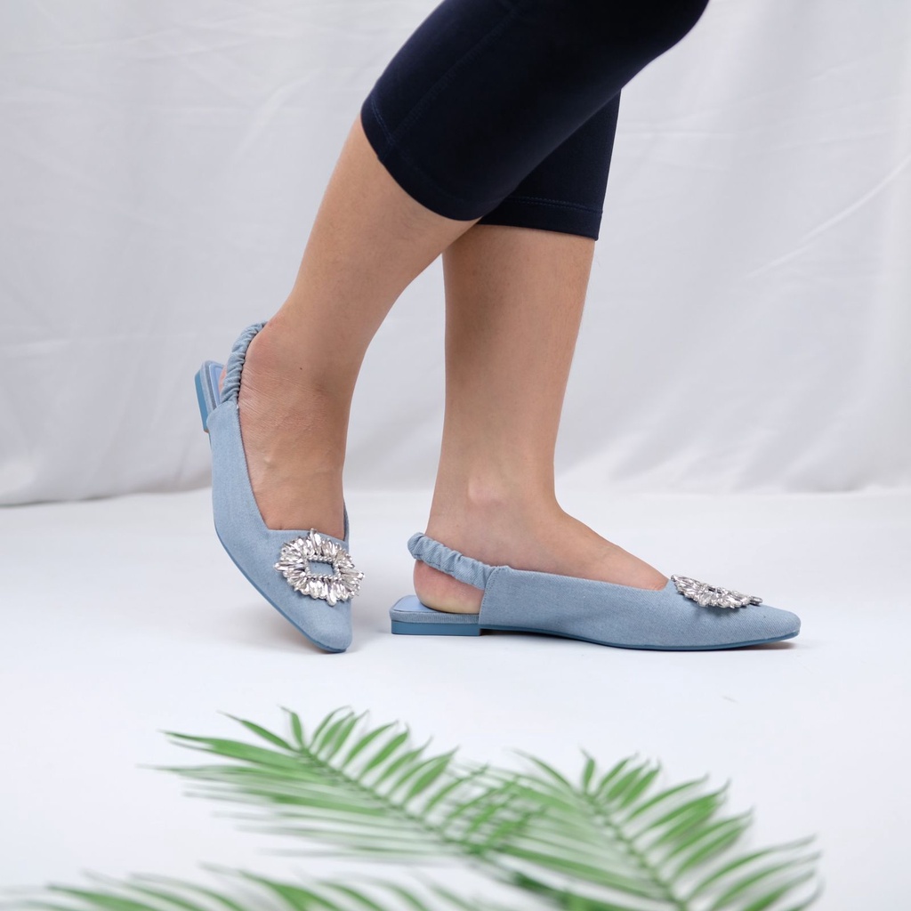 [7.7 Boombastis Sale⚡] - SEPATU WANITA ZS408 FLATSHOES PREMIUM IMPORT