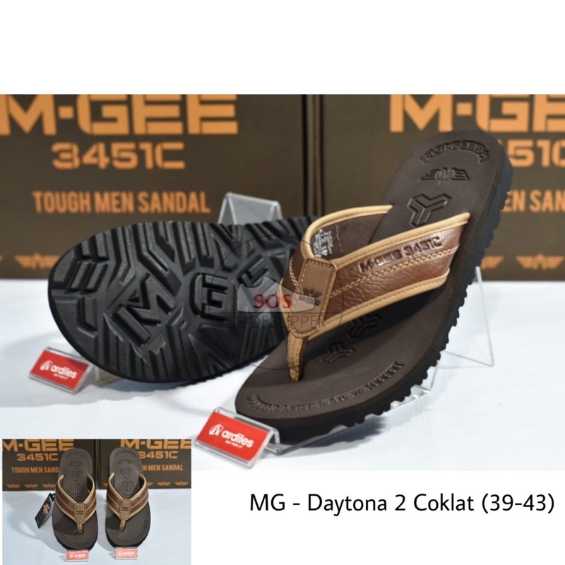 SOS MGEE SANDAL PRIA tipe DAYTONA KULIT branded