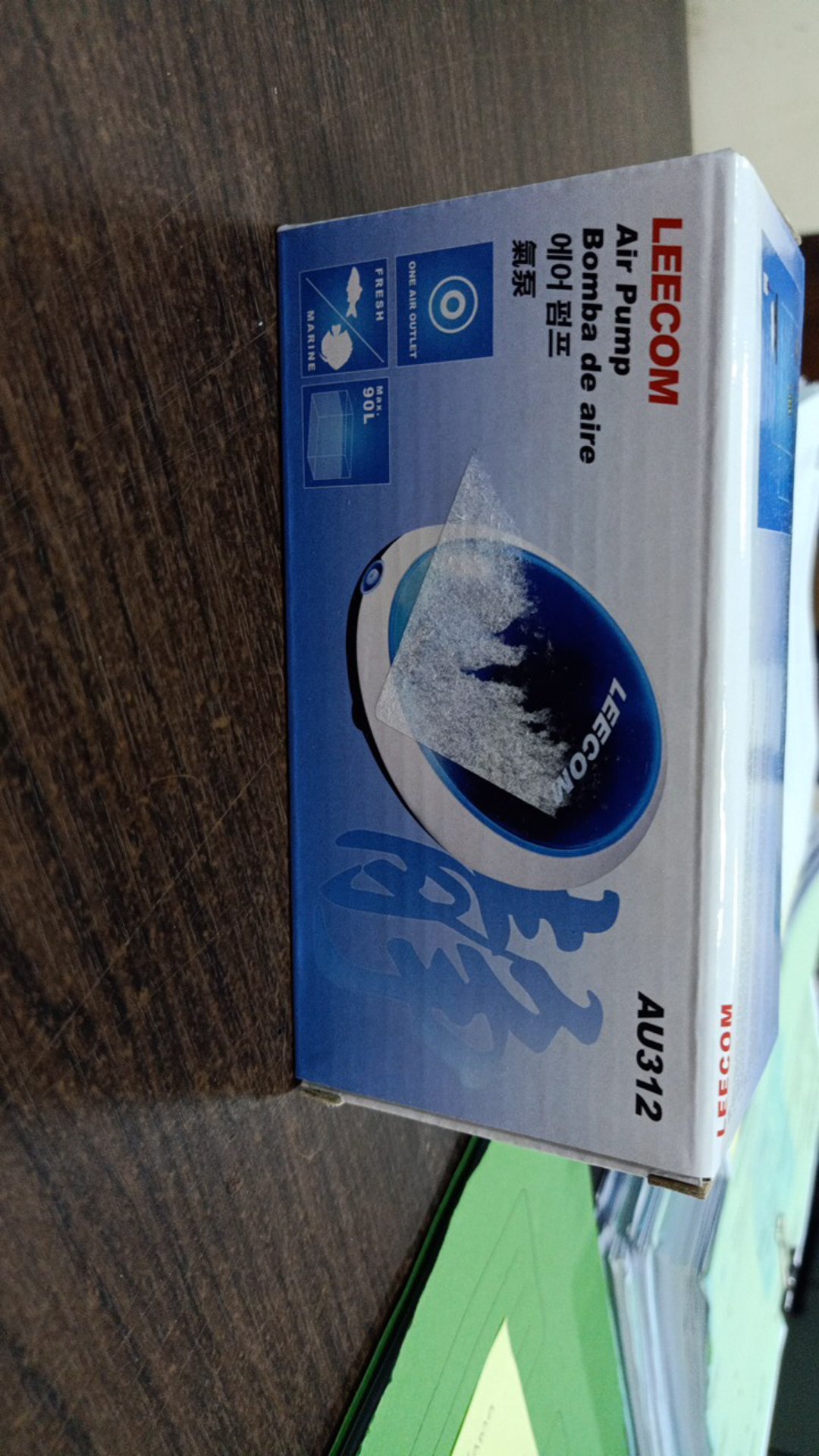 Rhk Leecom Pompa Udara Aquarium 1.5w - Au-312 - Blue