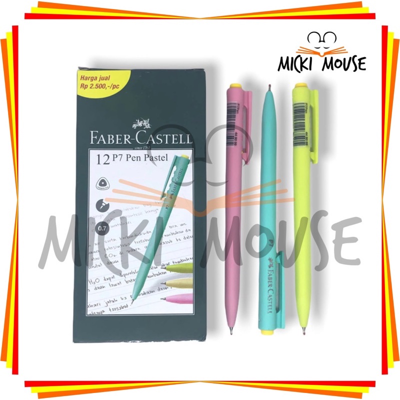 

12pcs pen P7 faber castell / faber castell / ballpoint / pen P-7 / pulpen