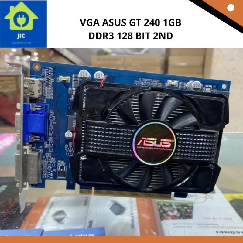 VGA ASUS GT 240 1GB DDR3 128 BIT 2ND