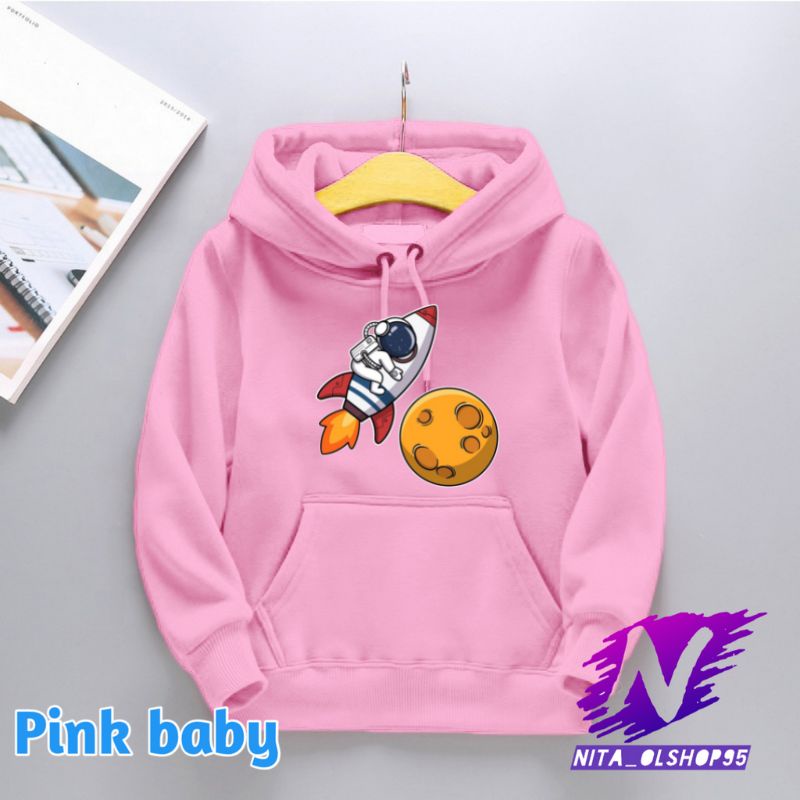 hoodie anak astronot kartun hoodie astronot