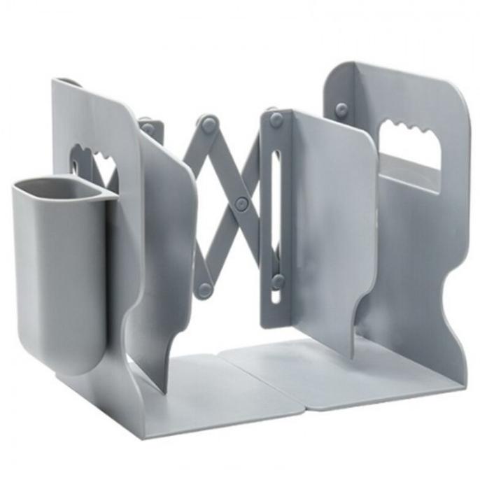 

Office & Stationery | Document Organizer | Retractable Desk Book Holder With Pen Holder - Rak Buku Di Meja Anda | Best Seller
