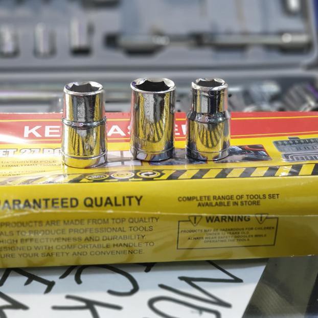 KUNCI SOK SET KENMASTER 27 PCS KUNCI SOCKET SET SOKET KENMASTER 27PCS
