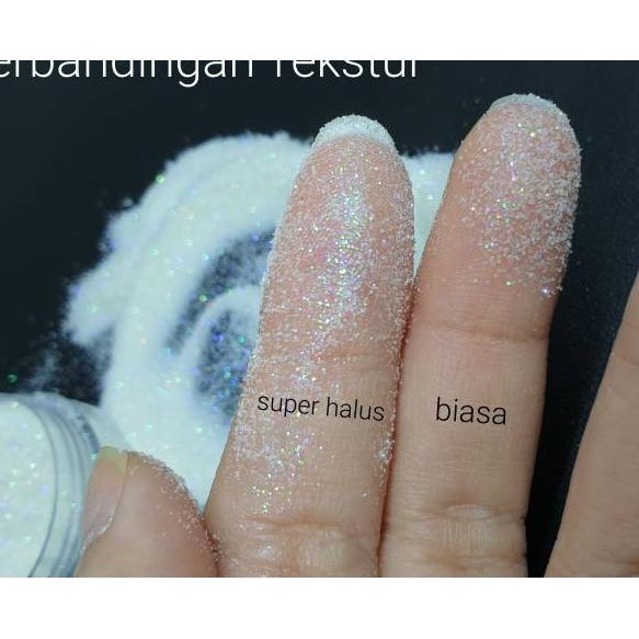 

✔stok yang ada Glitter super halus Violet rainbow 50gram