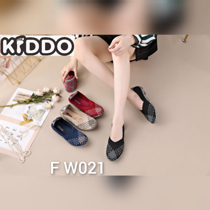 Sepatu Rajut KIDDO F 021 Flat ORIGINAL