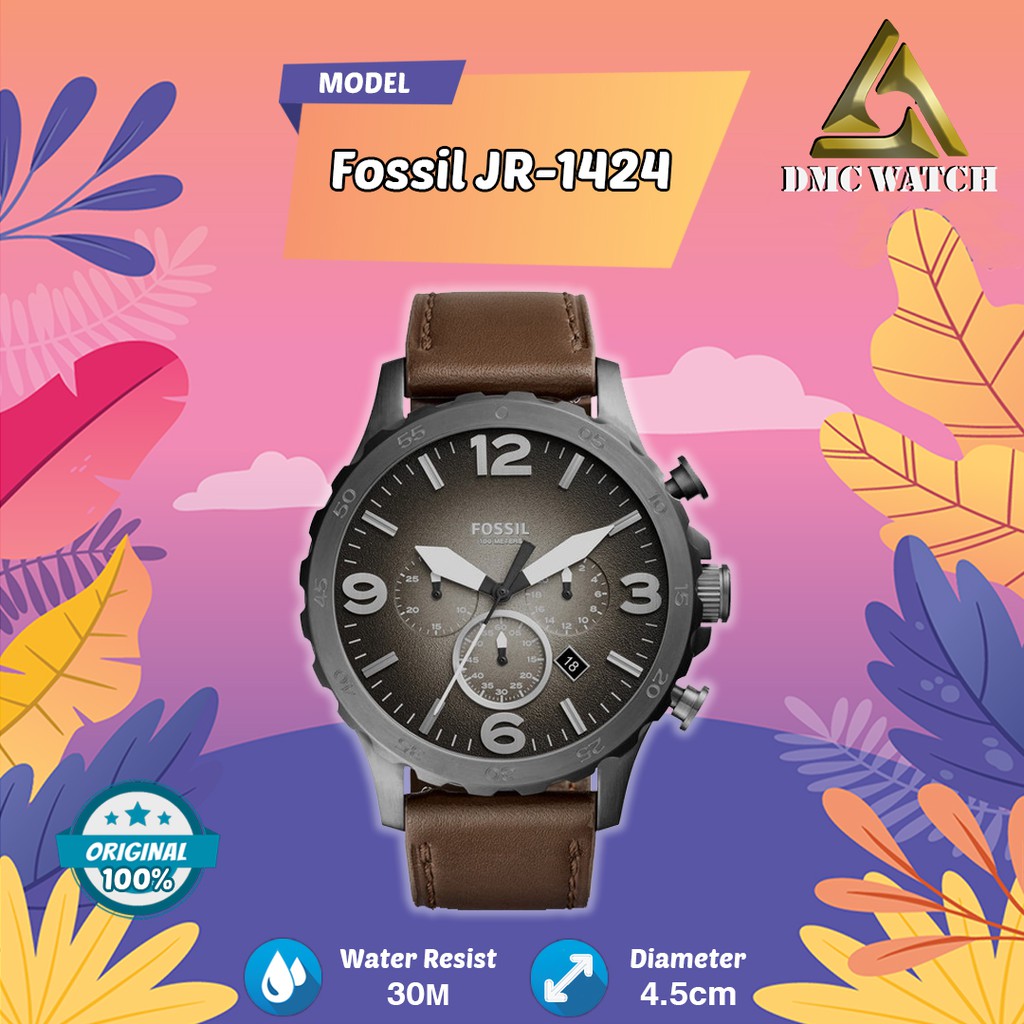Jam Tangan Pria Fossil JR-1424 Original 1 Tahun Garansi + TinBox