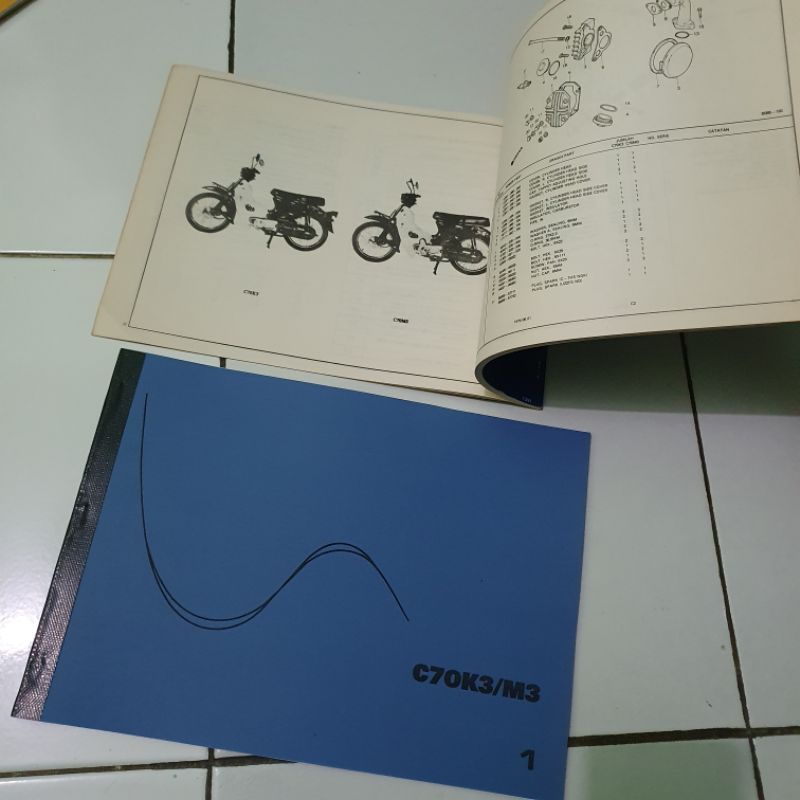 buku part list honda c70