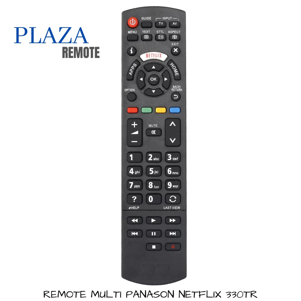 REMOTE SMART TV PANASONI VIERA NETFLIX TANPA SETTING 330TR