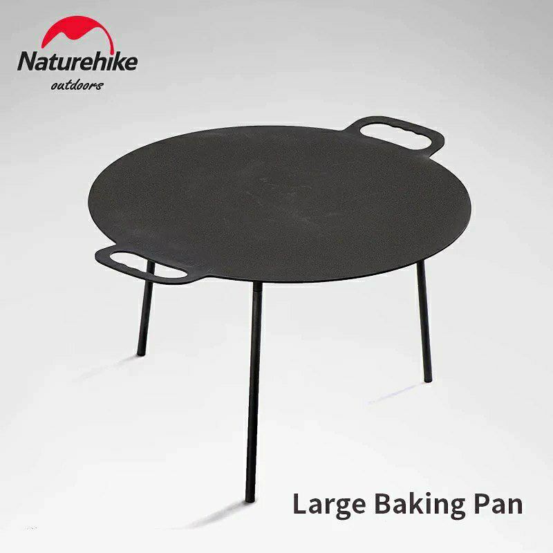 LARGE BAKING PAN NATUREHIKE NH20SK003 // CAST IRON WAJAN BESAR CAMPING GLAMPING NATUREHIKE