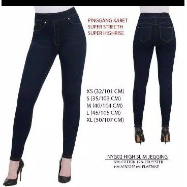 Celana panjang wanita luxe denim nygard