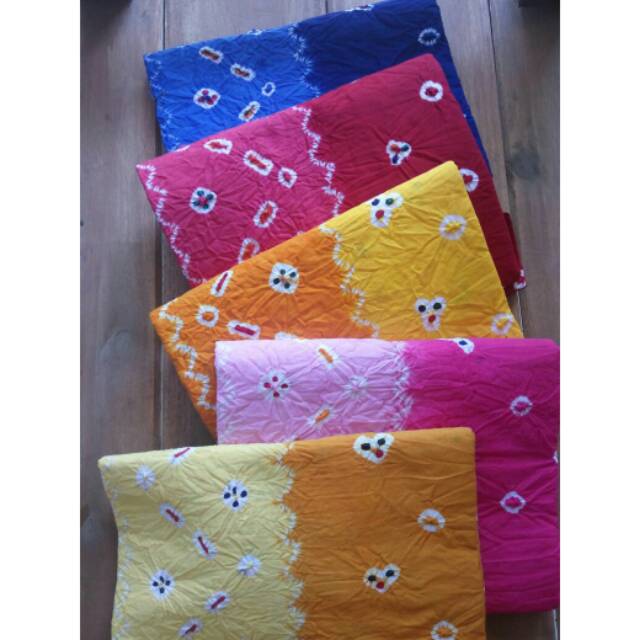 PREORDER Jumputan tumpal tua muda handmade warna by request