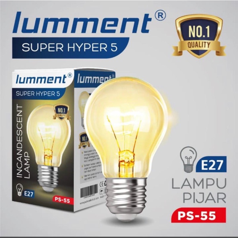 Bohlam Kuning Bohlam Ayam Lampu Pijar Lumen STARLUX/ BOHLAM PENETAS / Bohlam ayam / Bohlam pemanas /