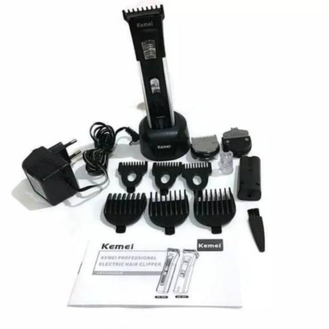 Kemei KM-3006 Hair Clipper 3 in 1 Rechargeable Alat Mesin Cukur Rambut Bayi Dewasa