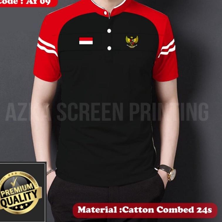 Jual New Product Png Kaos Raglan Logo Merah Putih Dan Garuda Kaos Kerah Shanghai Kaos