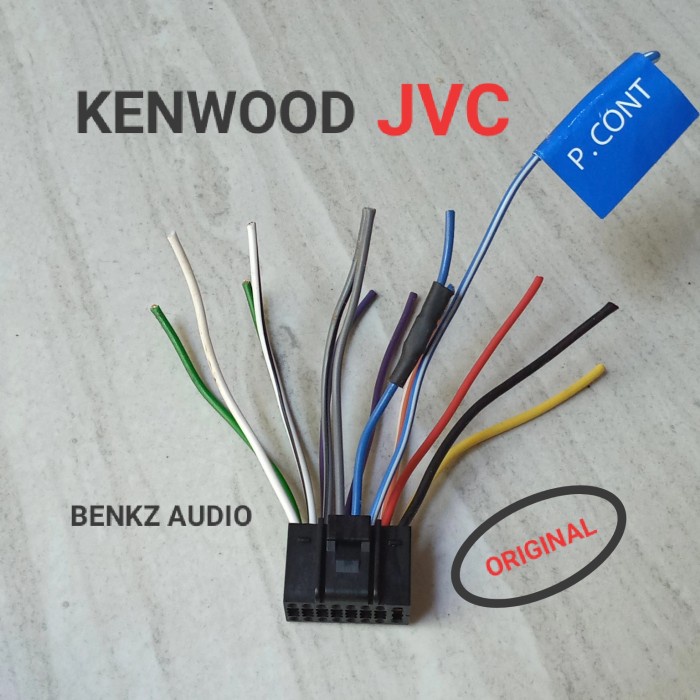 F3B Soket Kabel Tape Mobil Jvc Kenwood Socket Headunit Jvc Kenwood Muu31
