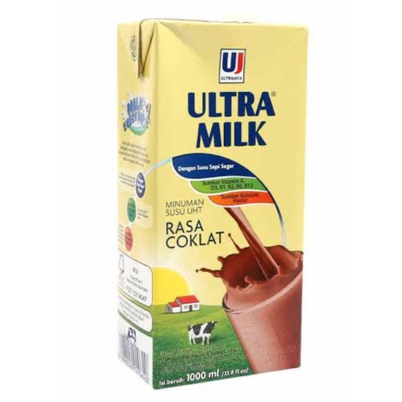 

susu ultra milk rasa coklat