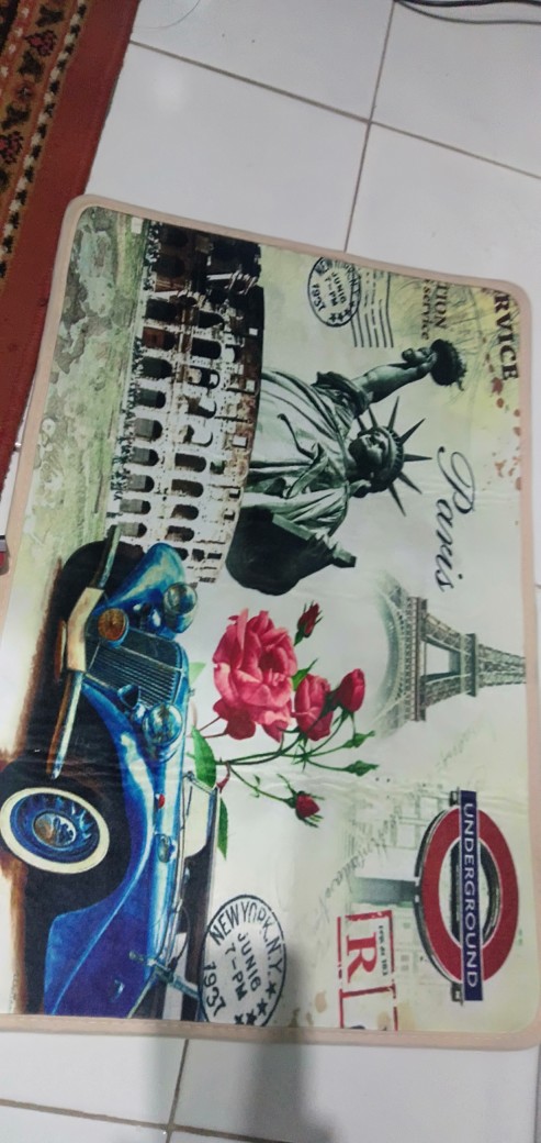 Keset Cendol Microfiber Anti Slip/ Keset Lantai / Keset Rumah/ Keset Wc / Keset Dapur