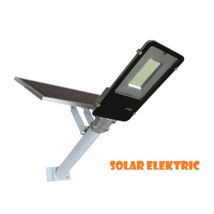 LAMPU JALAN TENAGA SURYA SOLAR PANEL 100W REMOTE CONTROL