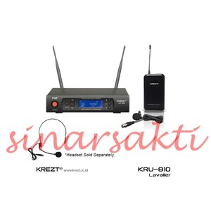 Murah Mic Wireless Krezt KRU 810 ( Clip on )