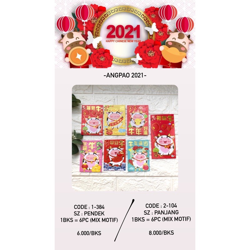 

ANGPAO IMLEK 2021 | ANGPAO KERBAU