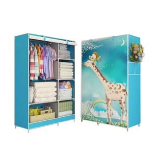  Lemari  Pakaian Portable Multifunction Wardrobe Cover 