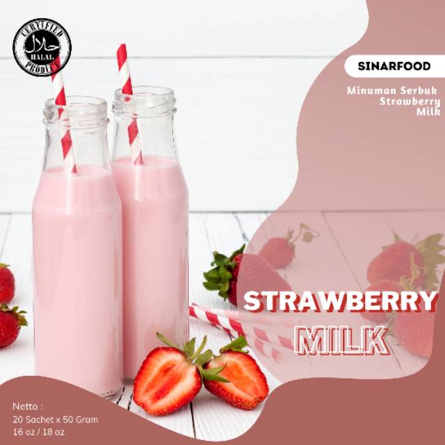 

Strawberry milk 50 gr x 20