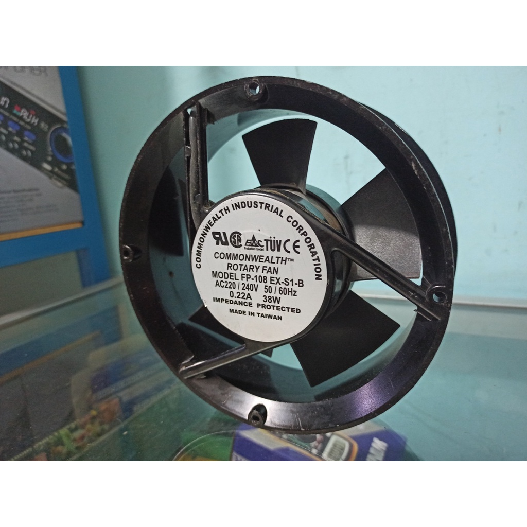 KIPAS COOLING FAN BESI BESAR 17CM 6,5INCH AC 220V COMMONWEALTH