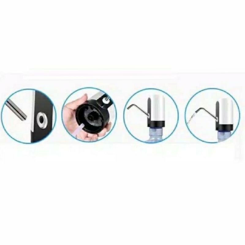 ORIGINAL VANSTAR Pompa air galon elektrik water pump dispenser electric USB LED portable