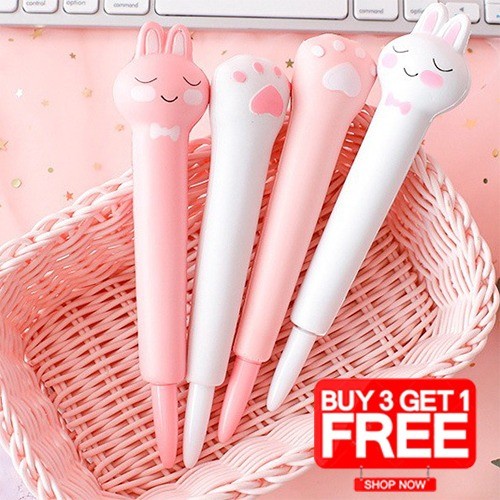 

PROMO Pulpen squishy cute banget/Ballpoint karakter 0.38mm - Kelinci Pink