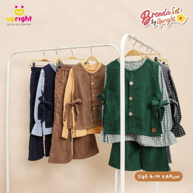 Stelan Brenda set by upright usia 6 -14 tahun
