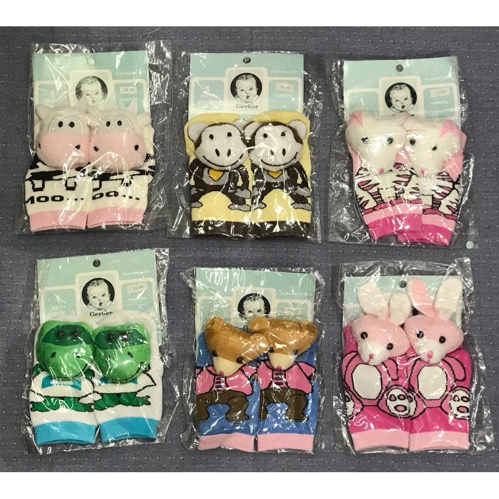 Kaos Kaki Rattle Anak Perempuan / Laki Gerber