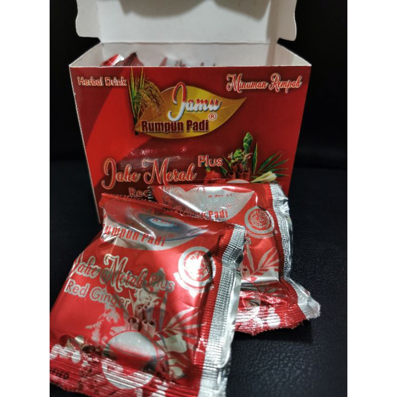 

rumpun padi minuman herbal jahe merah plus / herbal drink red ginger plus