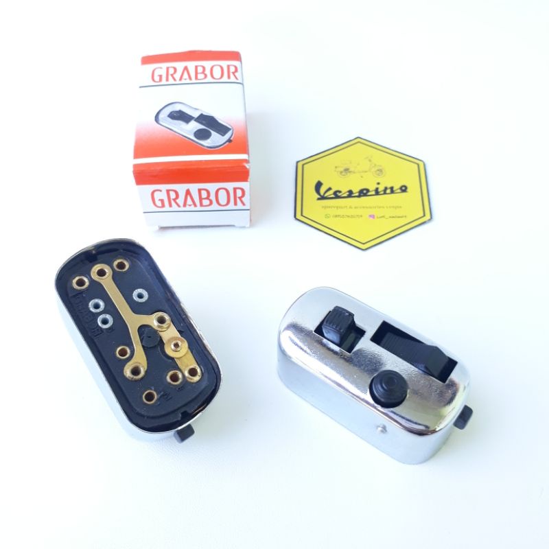 SAKLAR LAMPU VESPA SUPER SPRINT BAJAJ