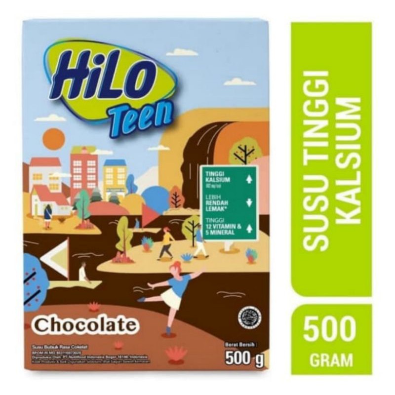 

Susu Bubuk Hilo Teen Cokelat 500gr