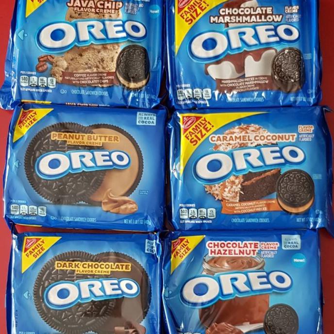 

TERBARU OREO IMPORT USA OREO COOKIES KEMASAN BESAR ORIGINAL USA 17 OZ / 482 GR - HAZELNUT CHOCO
