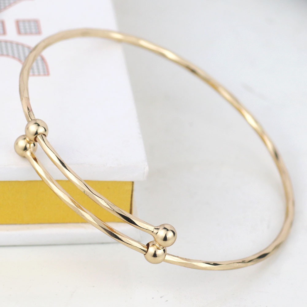 Hu Hu Hu Hu Hu Alat Bantu Pasang Kacamata♡ Gelang Bangle Open Adjustable Bahan Alloy Gaya Klasik Untuk Wanita