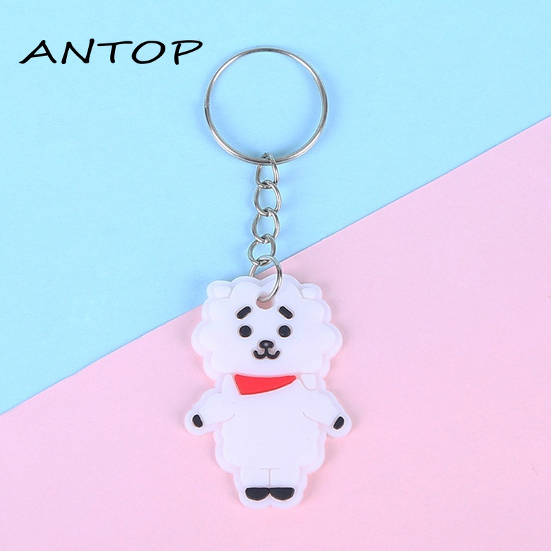 Lucu Kartun Keychain Liontin Hadiah Liburan Hadiah Siswa Hadiah PVC Lembut Hadiah ANTOP