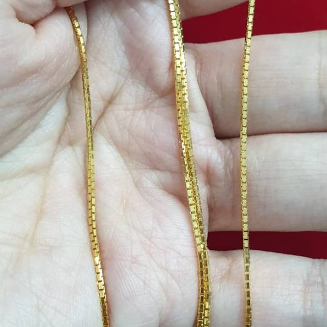 Kalung Alta Chain Emas asli Kadar 875 berat 5 gram