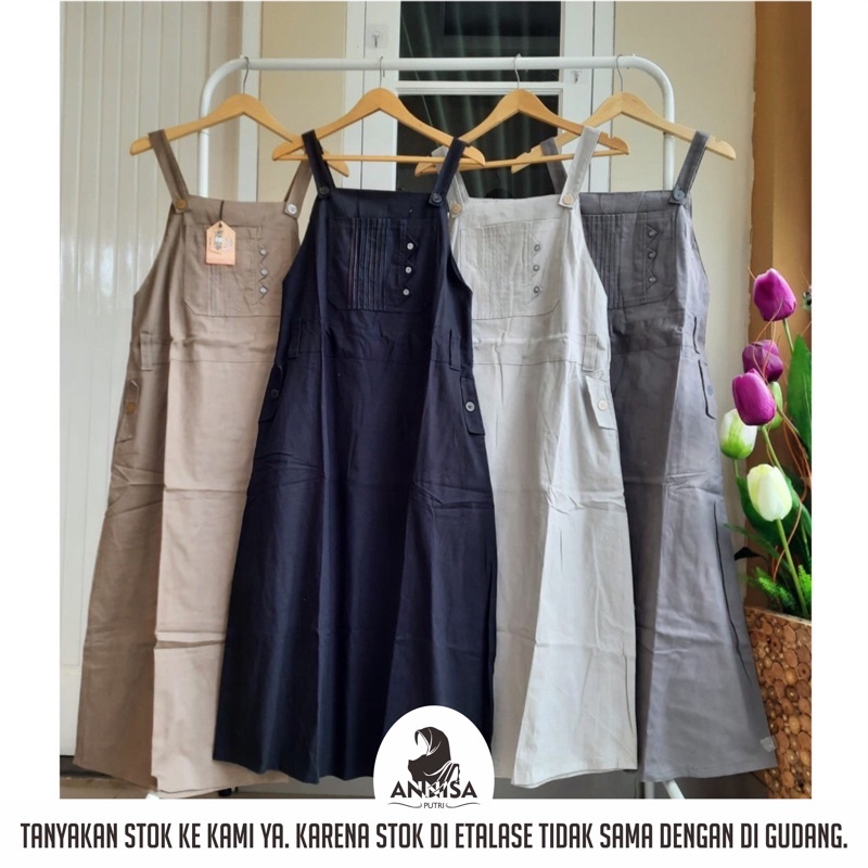 OVERALL DRESS - JUMPSUIT PREMIUM / OVERALL DRESS JUMBO STANDAR / JUMPSUIT WANITA PREMIUM / OVERALL TERLARIS