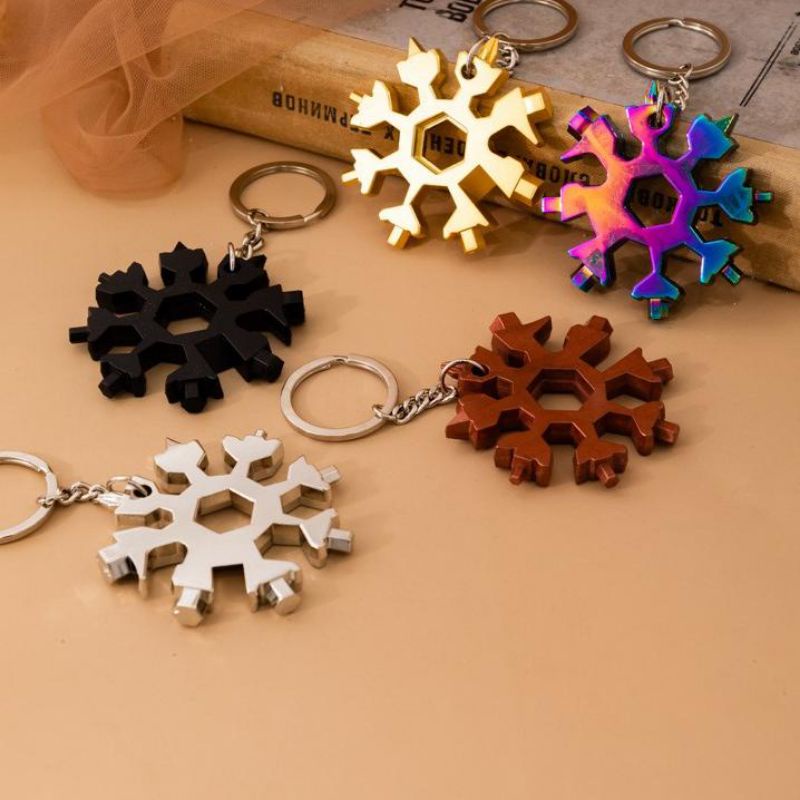 MJ88 KUNCI 18 IN 1 SNOWFLAKE MULTI TOOL MINI POCKET / KUNCI MULTI ORI SUPER MURAH