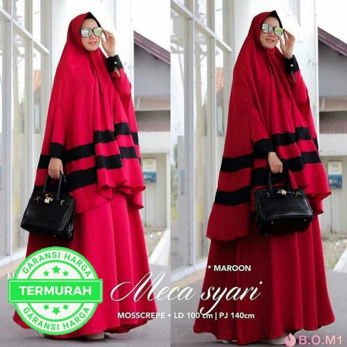 MECCA SYARI | GAMIS SET SYARI | BAJU GAUN MUSLIM | GAMIS WANITA