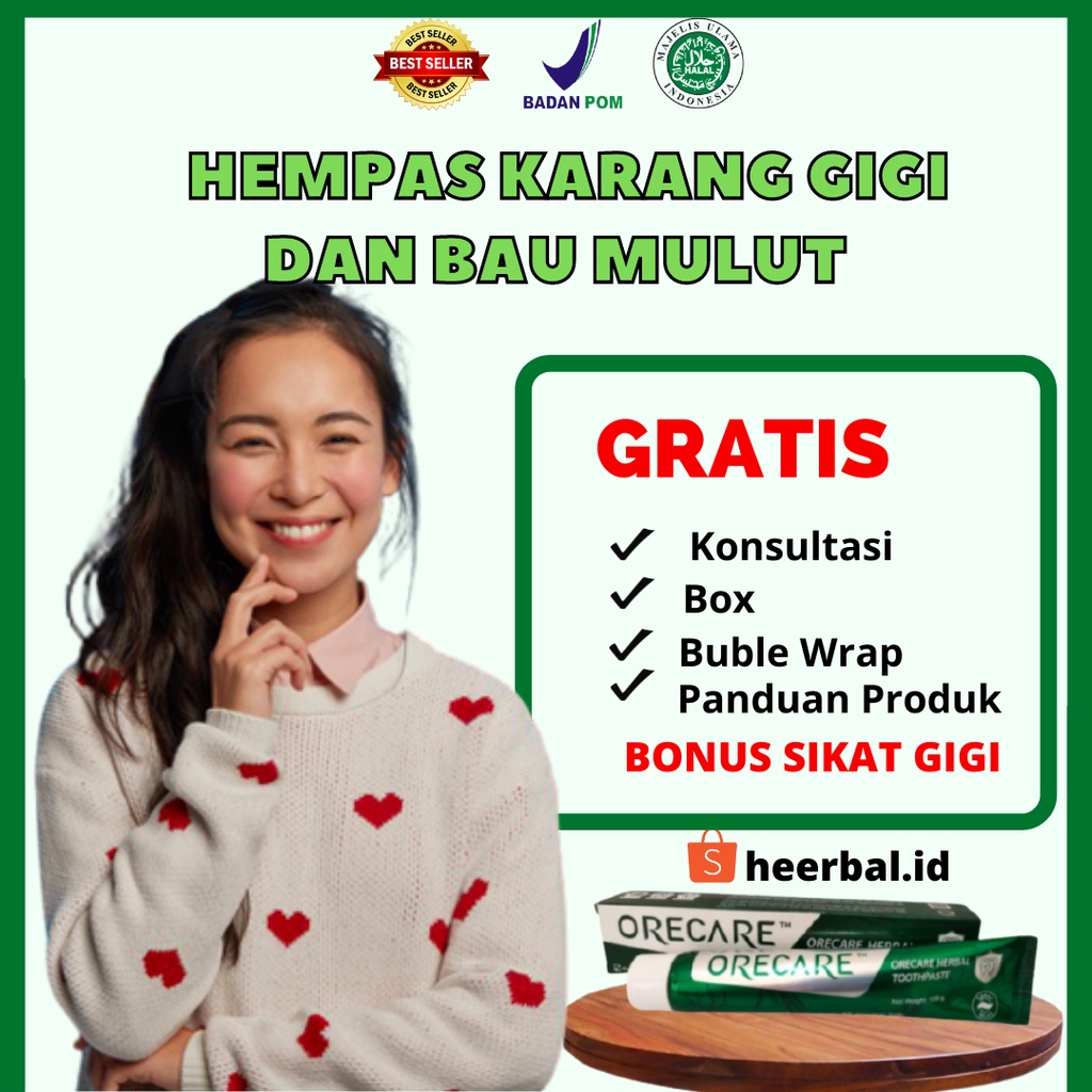 ORECARE ODOL PEMUTIH GIGI PASTA ORIGINAL PASTA GIGI PENGHILANG KARANG GIGI DAN PLAK TERBUKTI AMPUH P