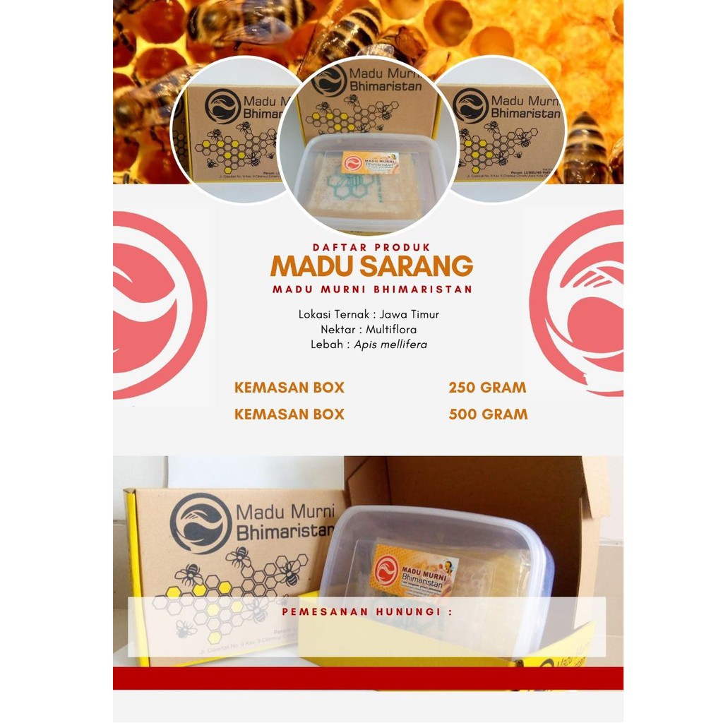 

Madu Sarang Bhimaristan Kemasan Box 250 Gram