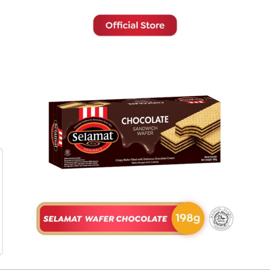 

SELAMAT CHOCOLATE SANDWICH WAFER 198G