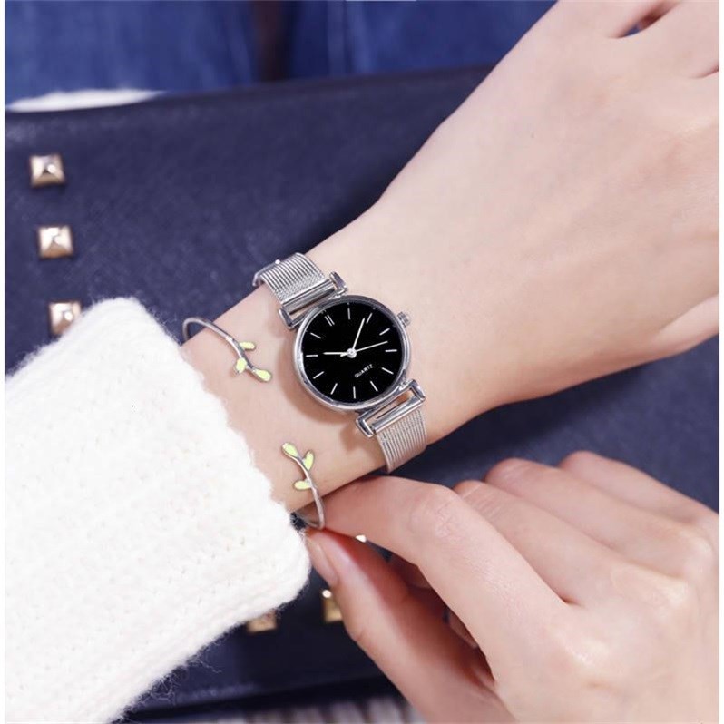 DODORY J166 Jam Tangan Wanita Jam Analog Tali Glossy Fashion