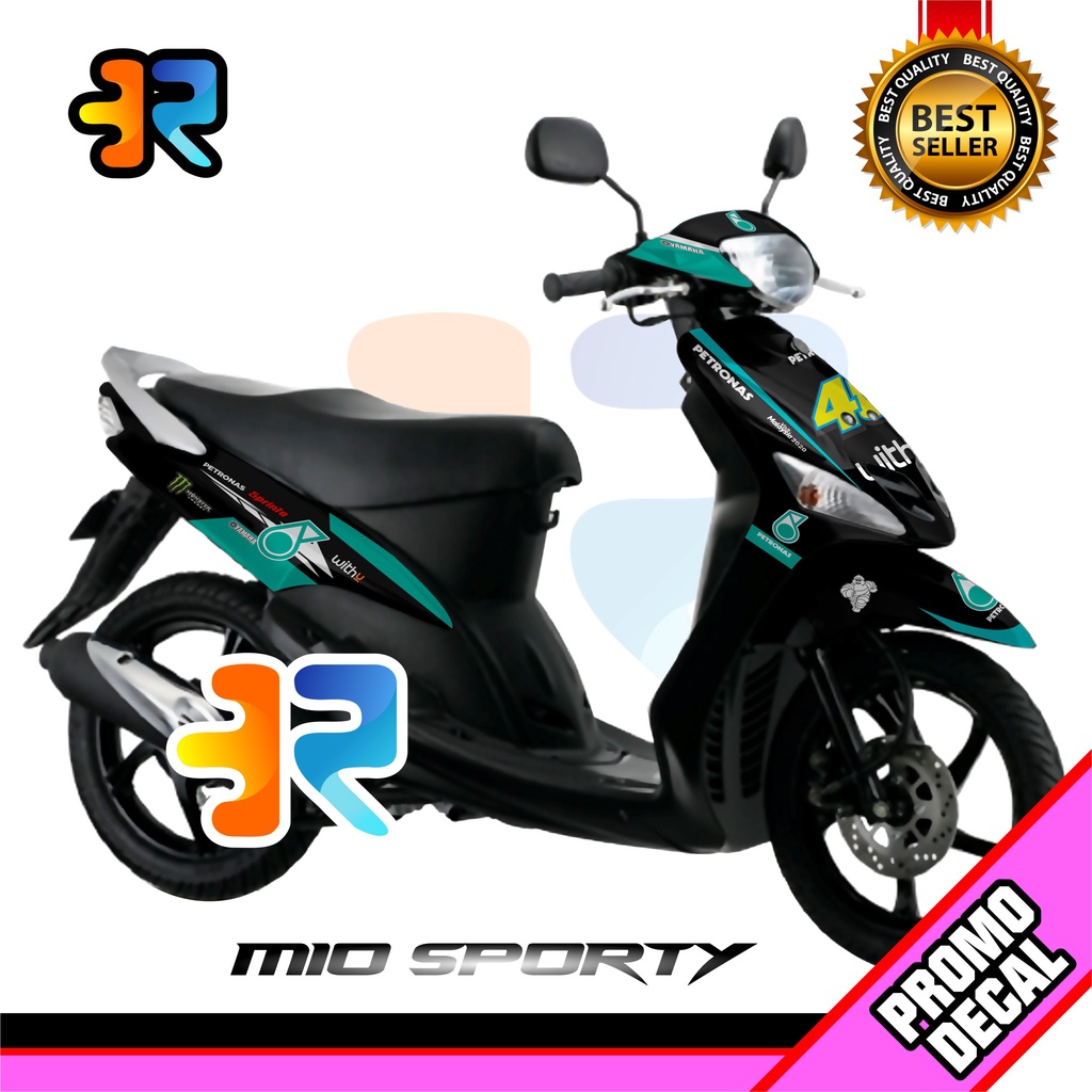 Decal Mio Sporty Stiker Full Body Variasi Desain Petronas