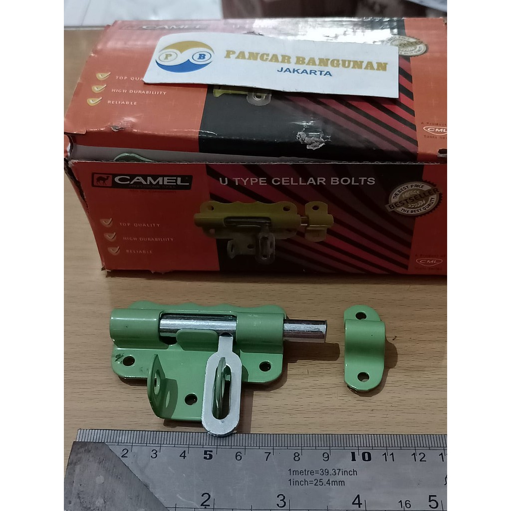 GRENDEL JENDELA PINTU KUNCI RUMAH-SLOT OVERPAL 3 INCH 7CM