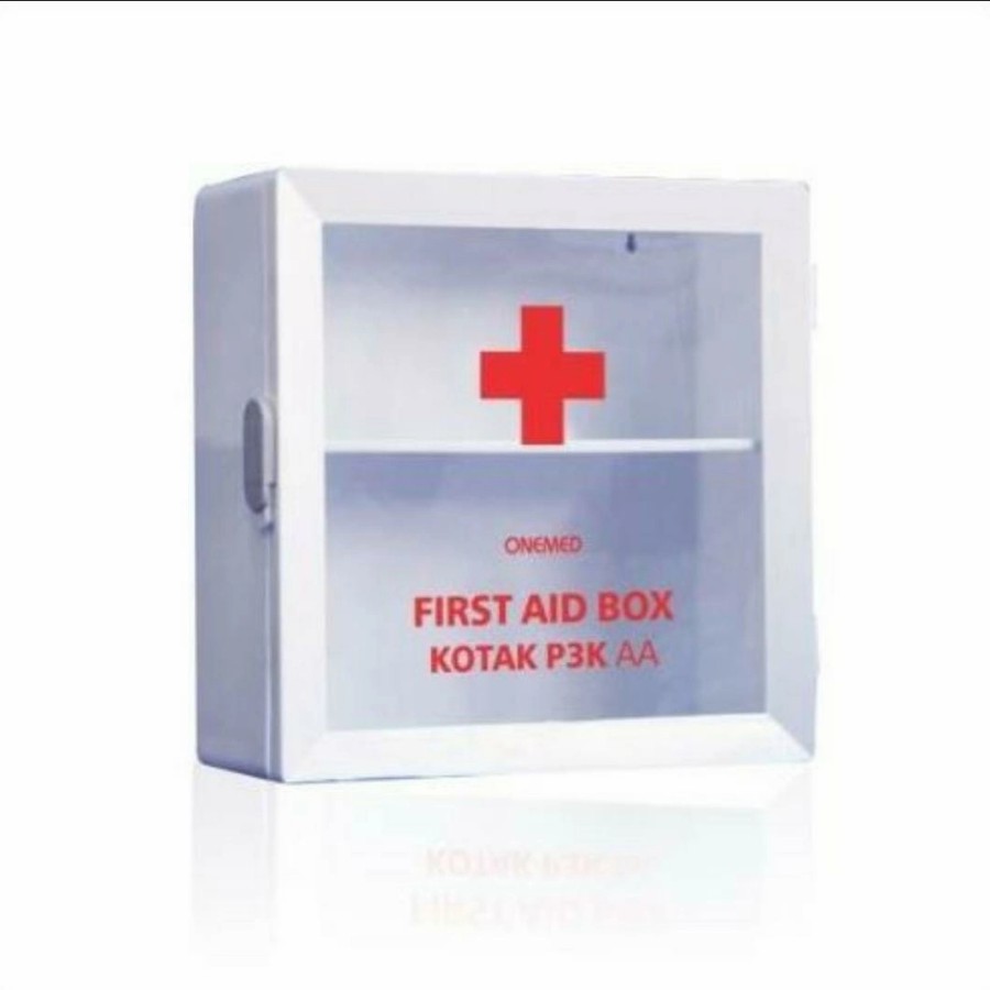 ONEMED Kotak P3K Dinding AA BH / P3K Putih ONEMED Tanpa Isi